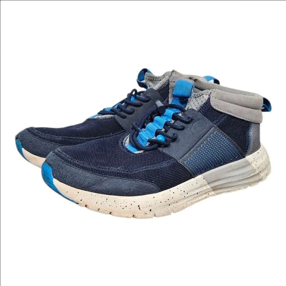 Hey Dude Sirocco M Mid Trail Mens Navy Blue Grey Sneakers Size 7 40166-410